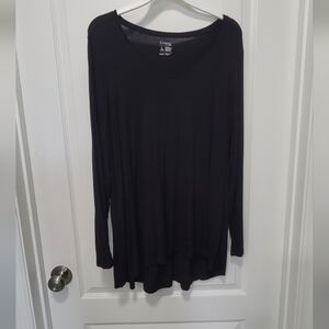 Utopia By The Hue Women's Elegant Black Tunic